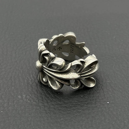 Chrome Heart Ring Vintage Cross
