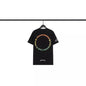 Chrome Heart T Shirts Sanskrit Color Printing Loose Casual Versatile Crew Neck Short Sleeve T-Shirt