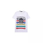 Chrome Heart T Shirts Croix Cross Color Leather Printed Short Sleeve T-Shirt