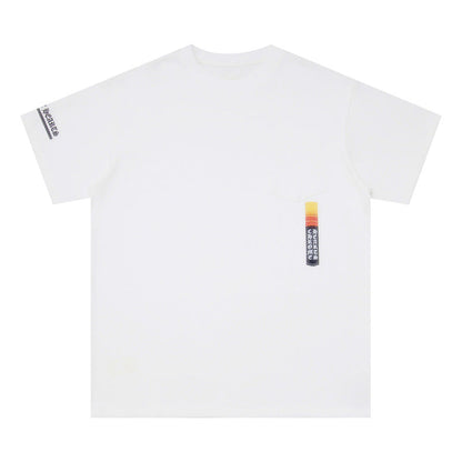 Chrome Heart T Shirts Croix letter print Sanskrit loose casual short sleeves