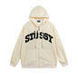 Stussy Hoodie Zip Cardigan Hooded Sweater