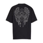 Chrome Heart T Shirts T-Shirt Hot Diamond Angel Wings Cross Cotton Short Sleeve