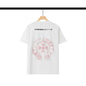 Chrome Heart T Shirts Chrome Hearts Pink Sanskrit Print Short Sleeve T-Shirt