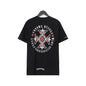 Chrome Heart T Shirts Croix Cross Leather Printed Short Sleeve T-Shirt