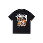 Stussy T-Shirts Loose Casual T-Shirts Same for Men and Women