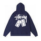 Stussy Hoodie Fall/Winter Fleece Hooded Sweater