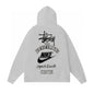 Stussy The Wide World Tribe Hoodie Fall/Winter Fleece Hooded Sweater