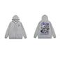Stussy Hoodie Zip-Up Cardigan Fleece Hooded Sweater