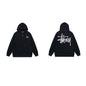 Stussy Hoodie Zip-Up Cardigan Fleece Hooded Sweater