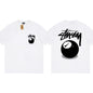 Stussy T-Shirts Loose Casual T-Shirts Same for Men and Women