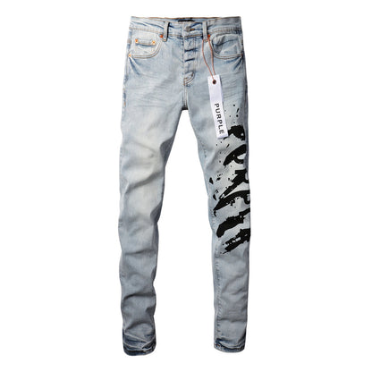 PURPLE  Fashion Jeans 9048