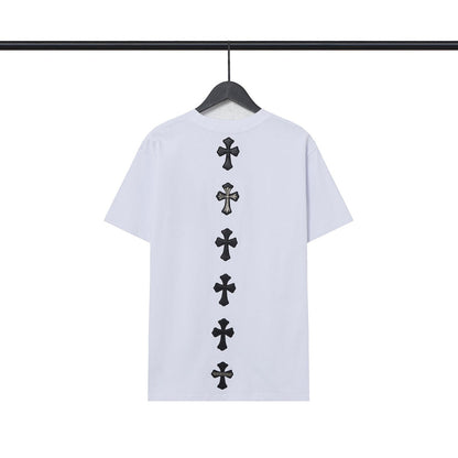Chrome Heart T Shirts Croix Cross Print Short Sleeve T-Shirt