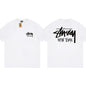 Stussy T-Shirts Loose Casual T-Shirts Same for Men and Women
