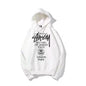 Stussy Hoodie Embroidered Fleece Fashion Hooded Sweater